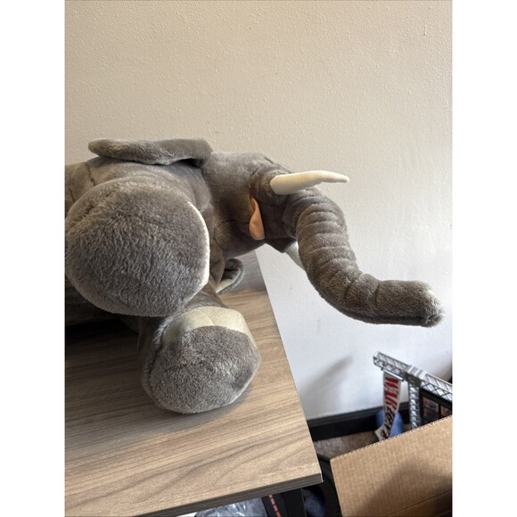 Melissa & Doug 36" Wide & 17" Tall Giant Lifelike Elephant Plush Stuffed Animal - Picture 10 of 10